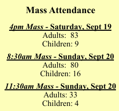 attendance